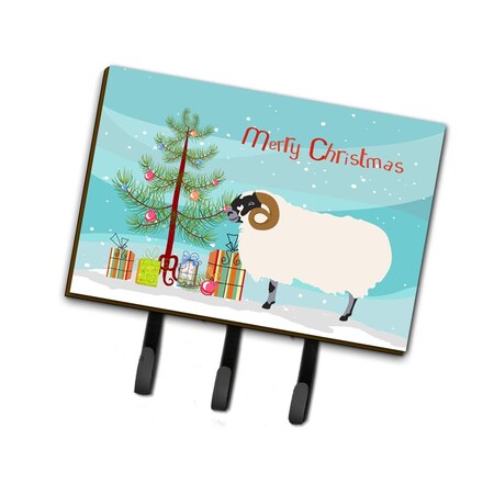 Carolines Treasures Scottish Blackface Sheep Christmas Leash or Key Holder BB9340TH68